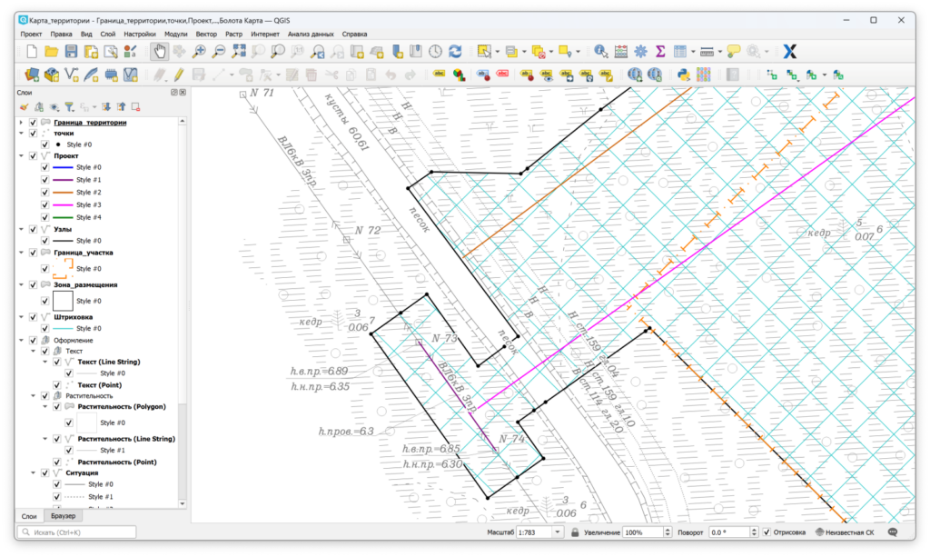 Пример стиля NextGIS QGIS