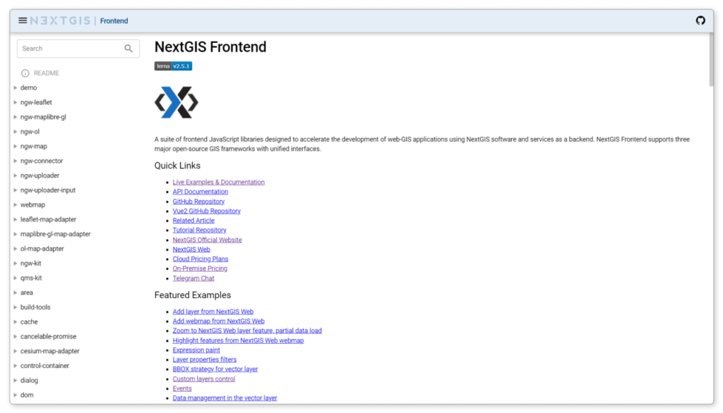 NextGIS Frontend