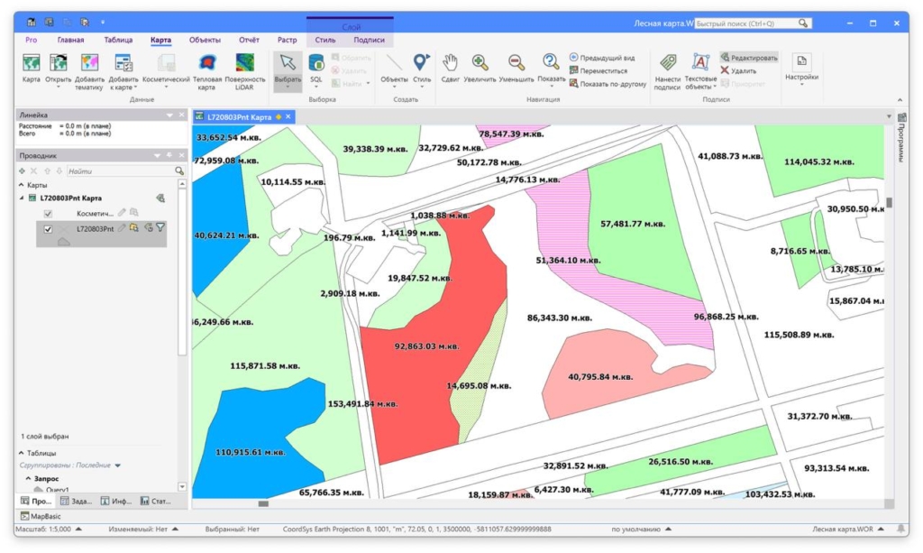 Пример стиля MapInfo