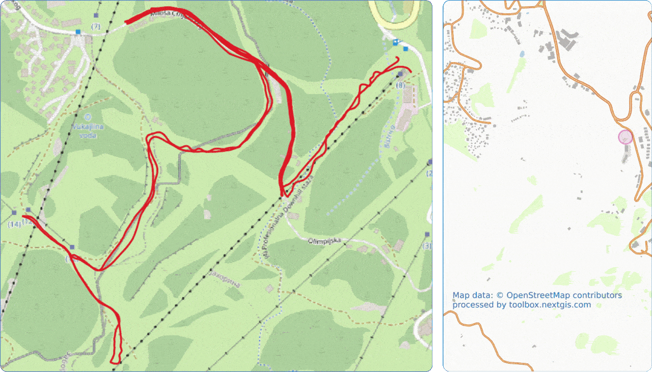 GPX анимация