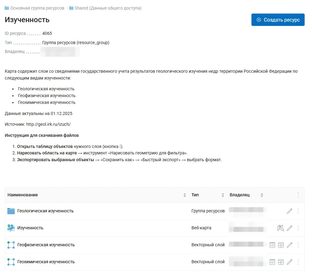 Геоинформационная система ЦНИГРИ